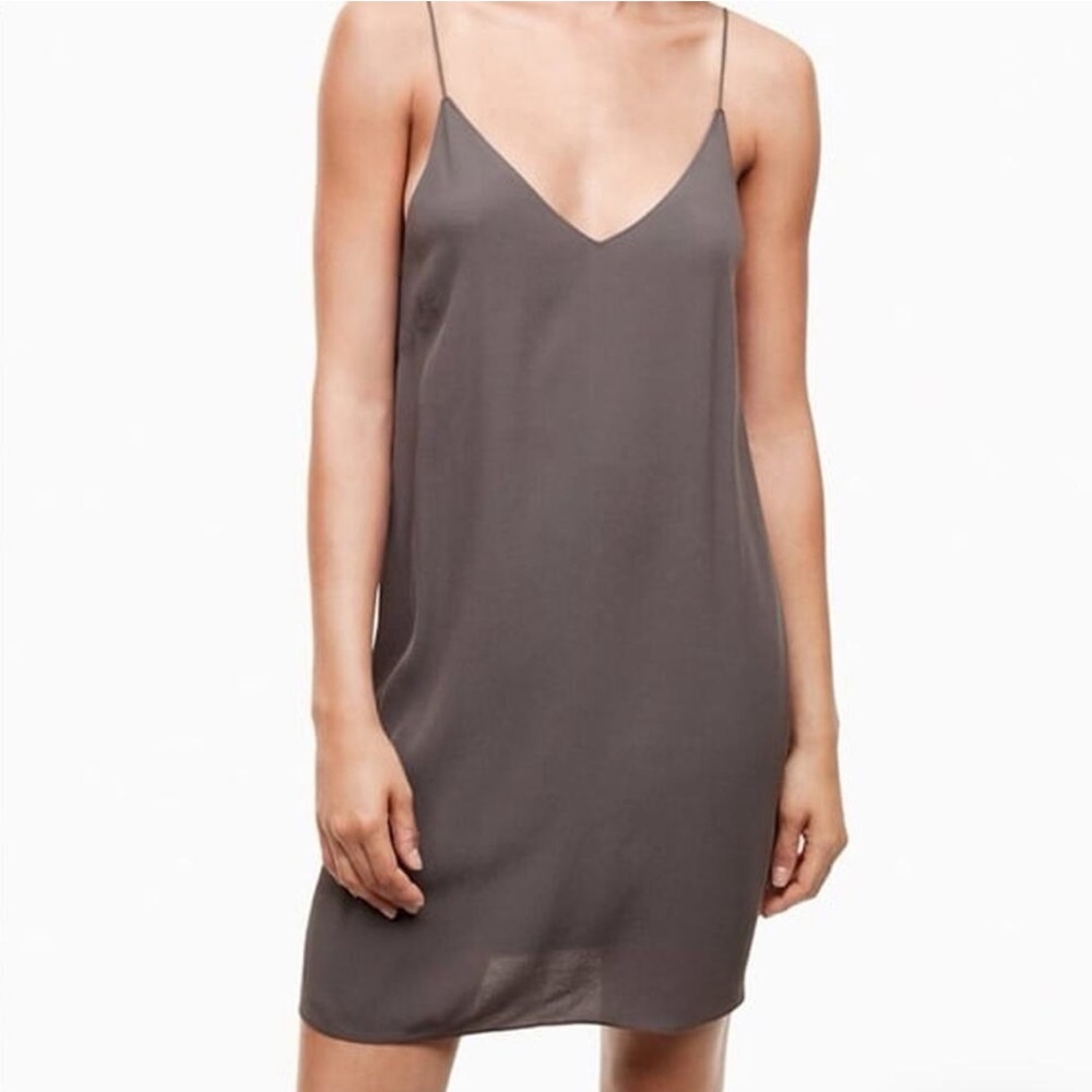 Wilfred Free Aritzia Purple Slip Mini Dress Size M
